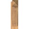Ekena Millwork Traditional Smooth Arts and Crafts Outlooker, Western Red Cedar, 7 1/2"W x 24"D x 28"H OUT08X24X28TRA03SWR - alternate 2